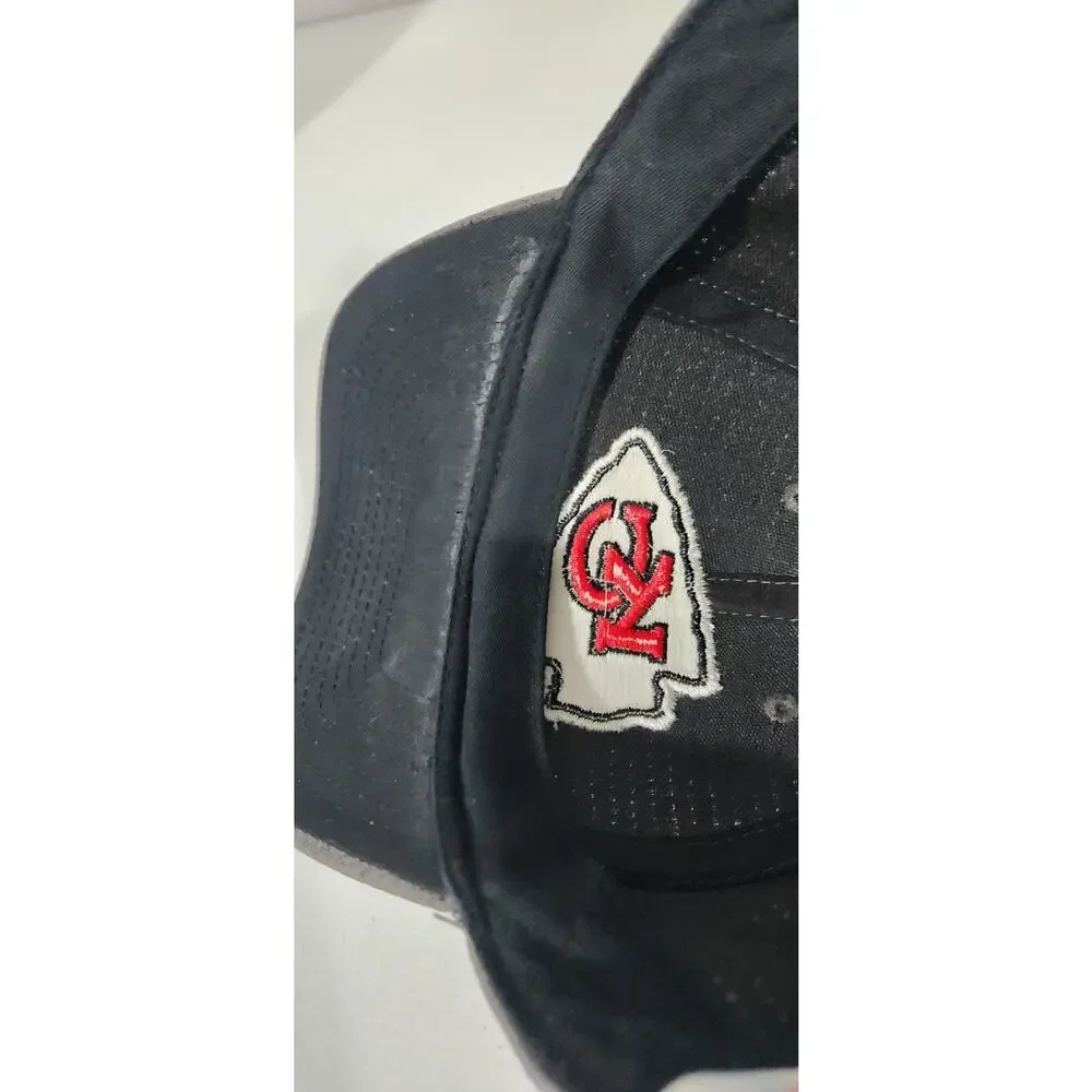 NFL Cap Polyester GRY Solid Color Men Snapback Hat